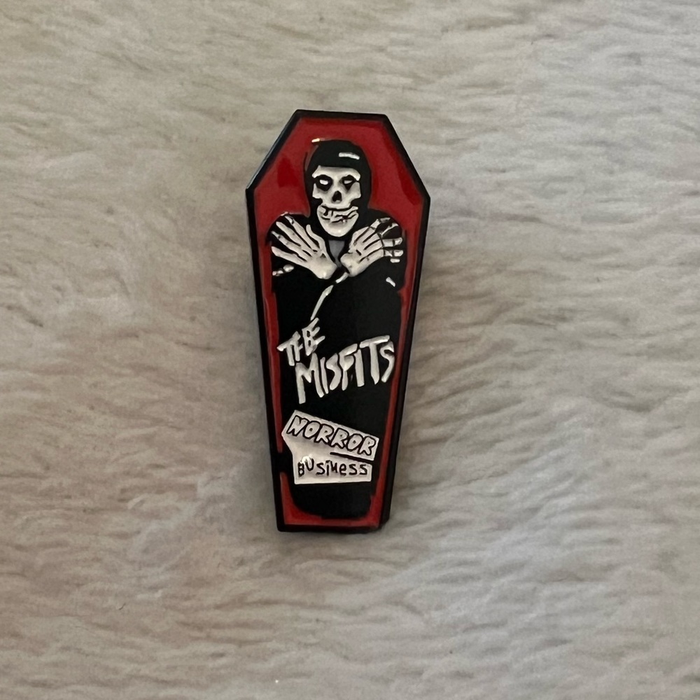 The misfits lapel pin